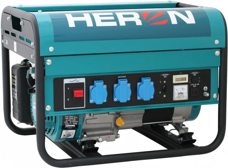 HERON EGM-30-AVR ÁRAMFEJLESZTŐ 1 FÁZIS 2,5 KVA – kölcsönzés Alsónémediben